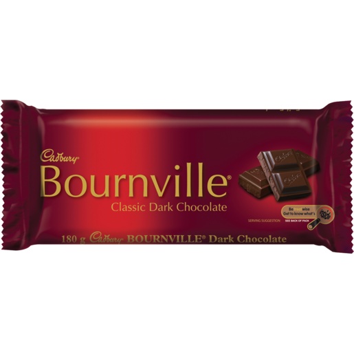 Cadbury Choc Slab Bournville 80Gr