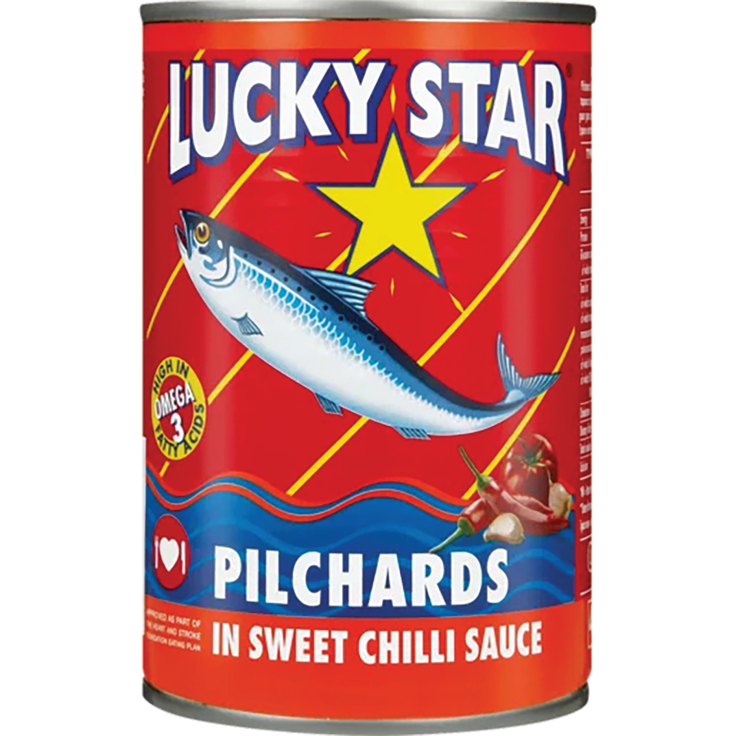 Lucky Star Fish Pilchards Talls Sweet Chilli