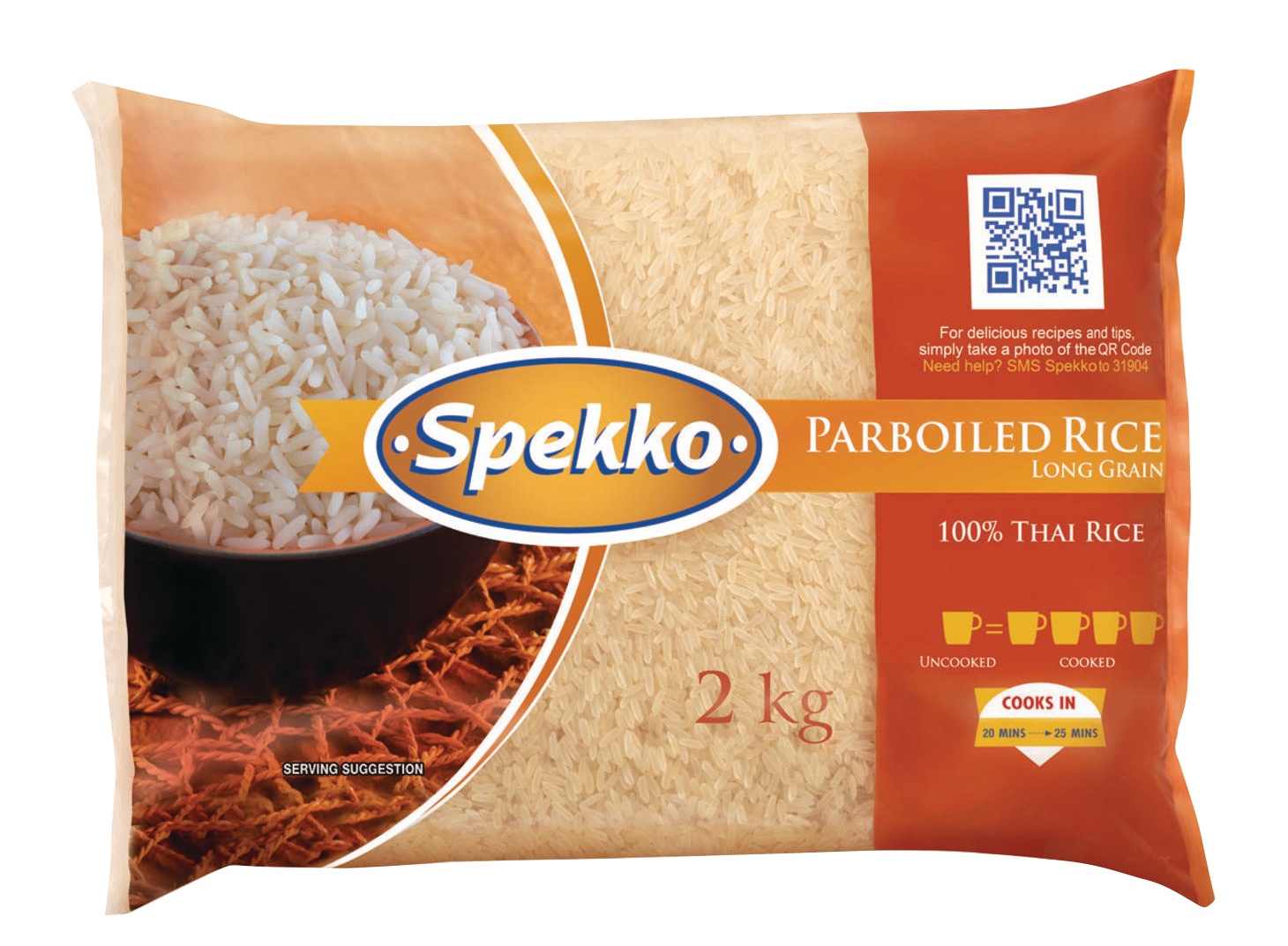 Spekko Rice Par Boiled