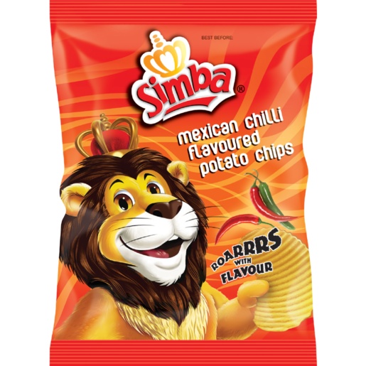Simba Chips Mexican Chilli 120Gr